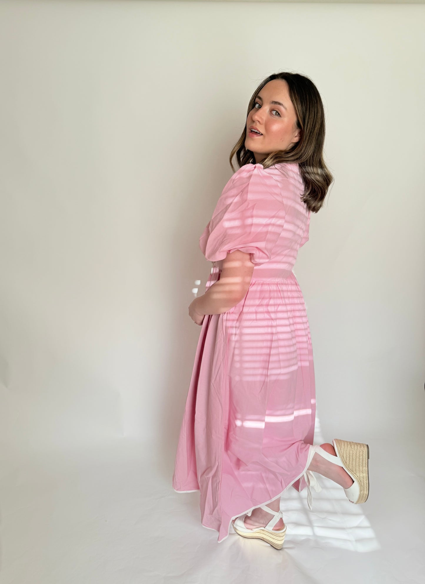 Blushing Bow Maxi Dress
