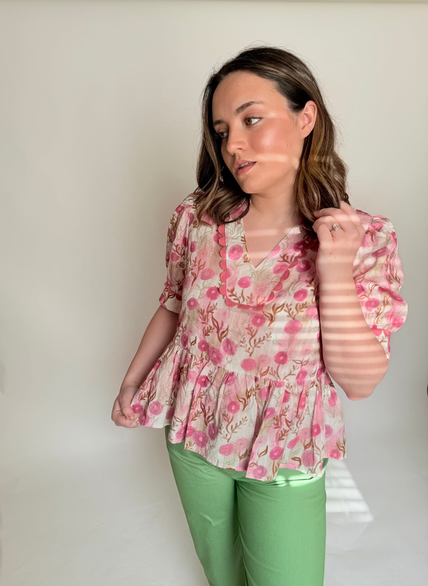 Pinkie Pie Peplum Top