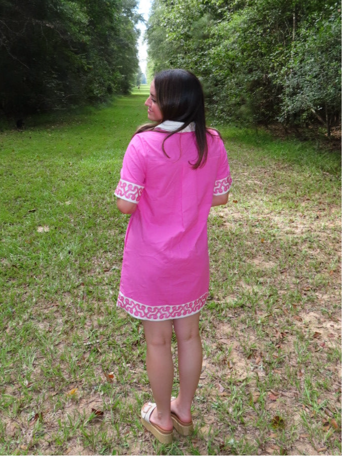 Candy Pink Mini Dress