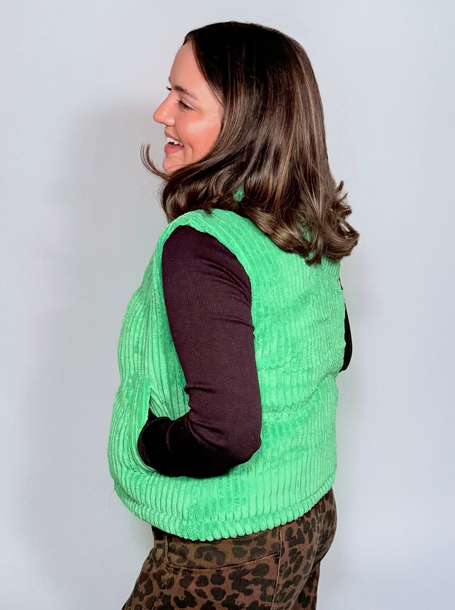 Evergreen Puffer Vest