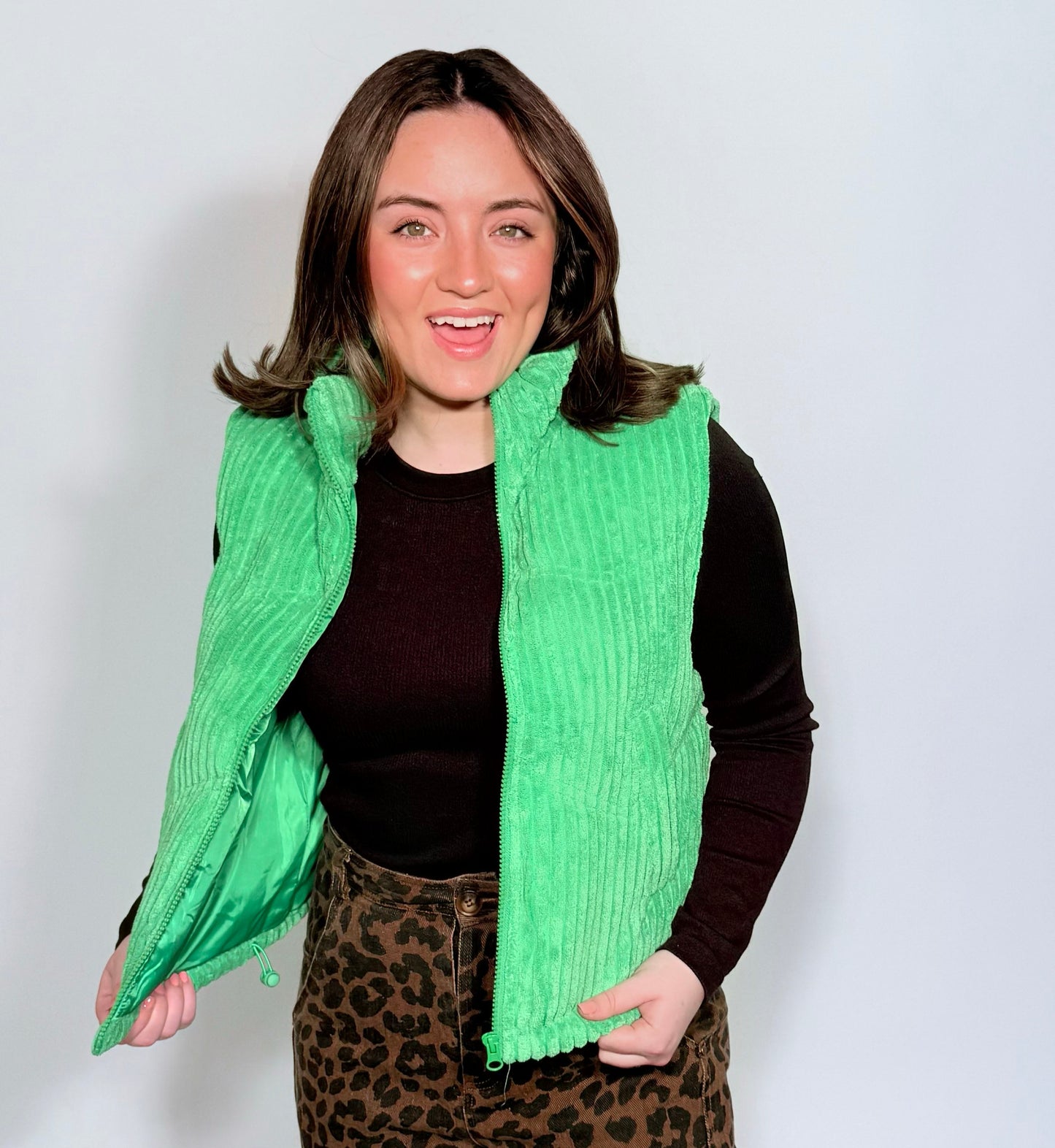 Evergreen Puffer Vest