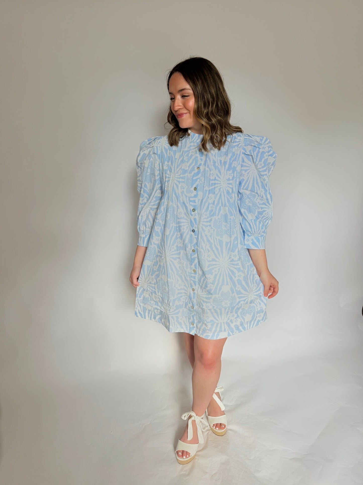 Blue Without You Mini Dress
