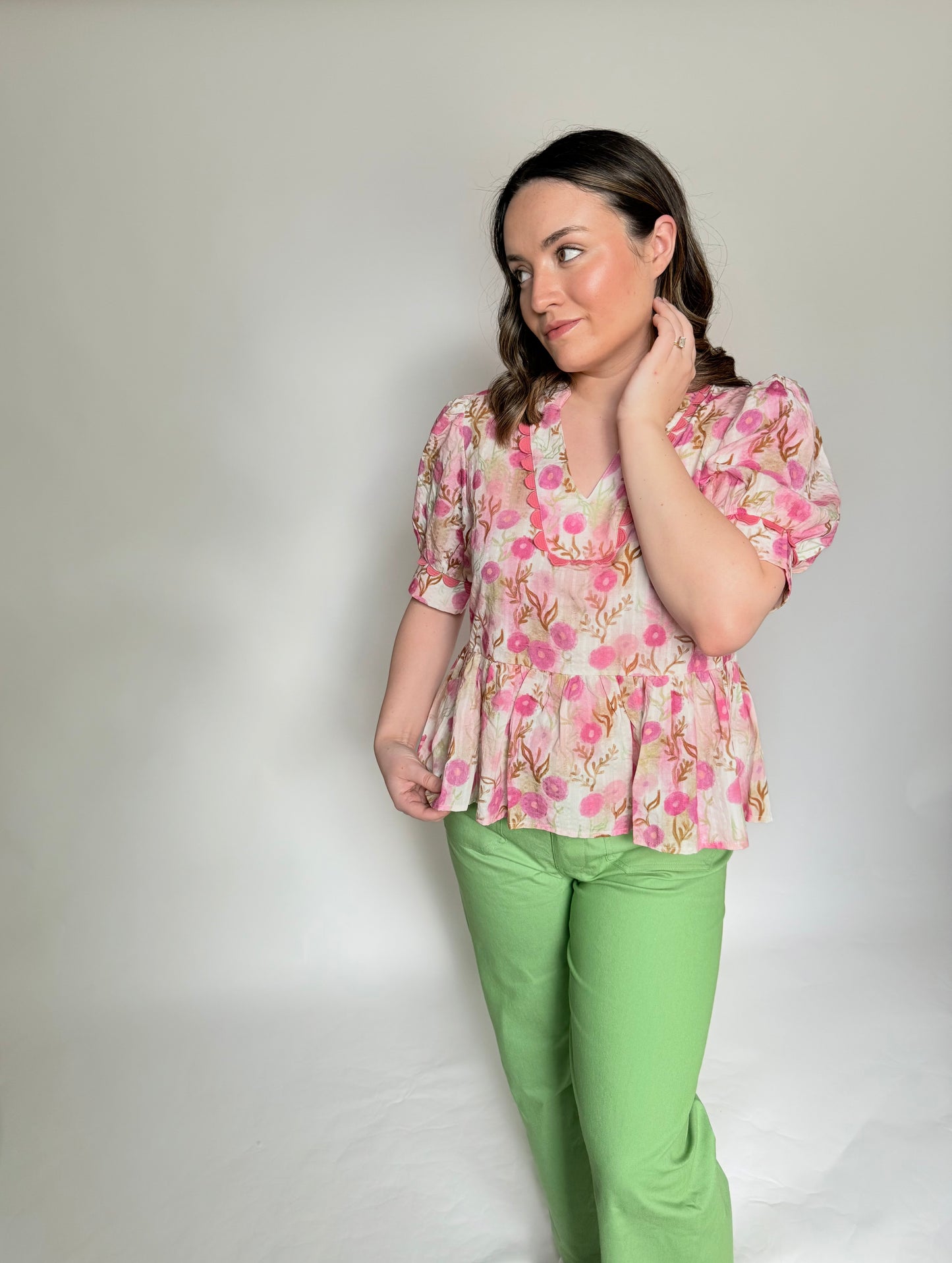 Pinkie Pie Peplum Top