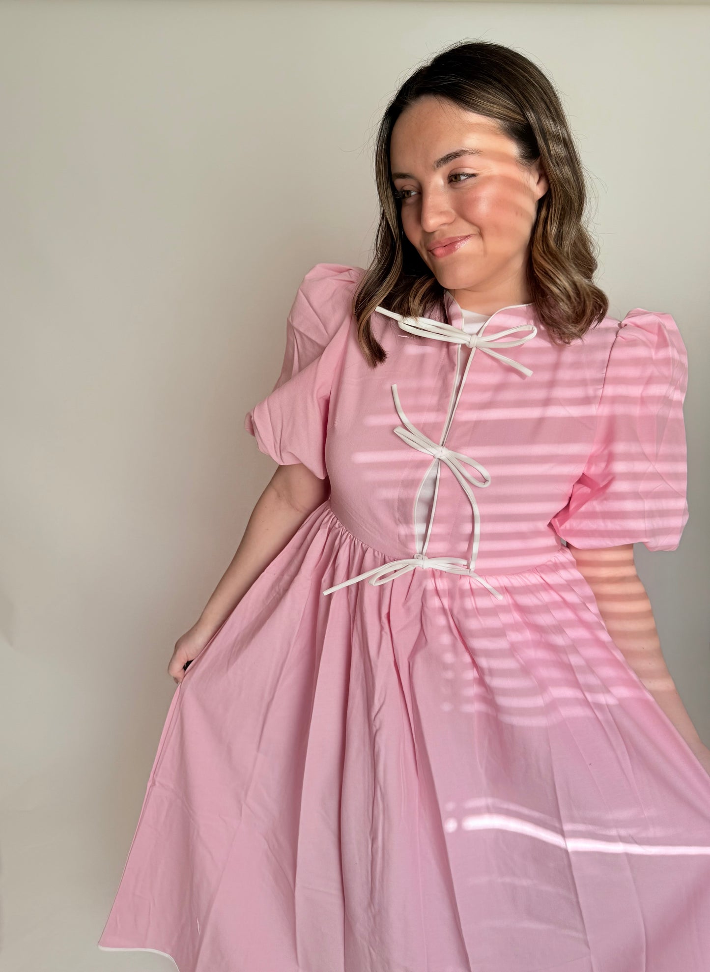 Blushing Bow Maxi Dress