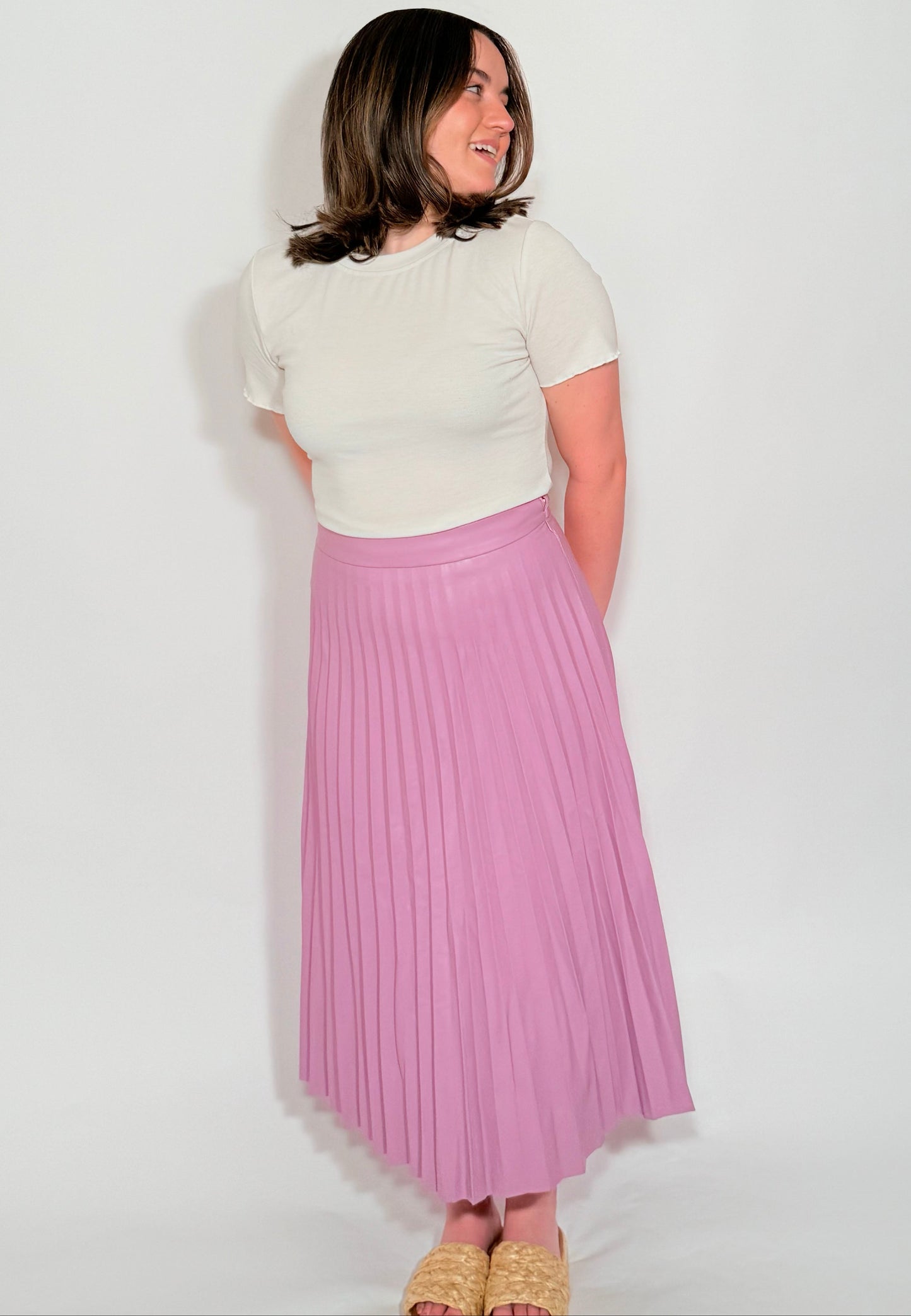Lilac Midi Skirt