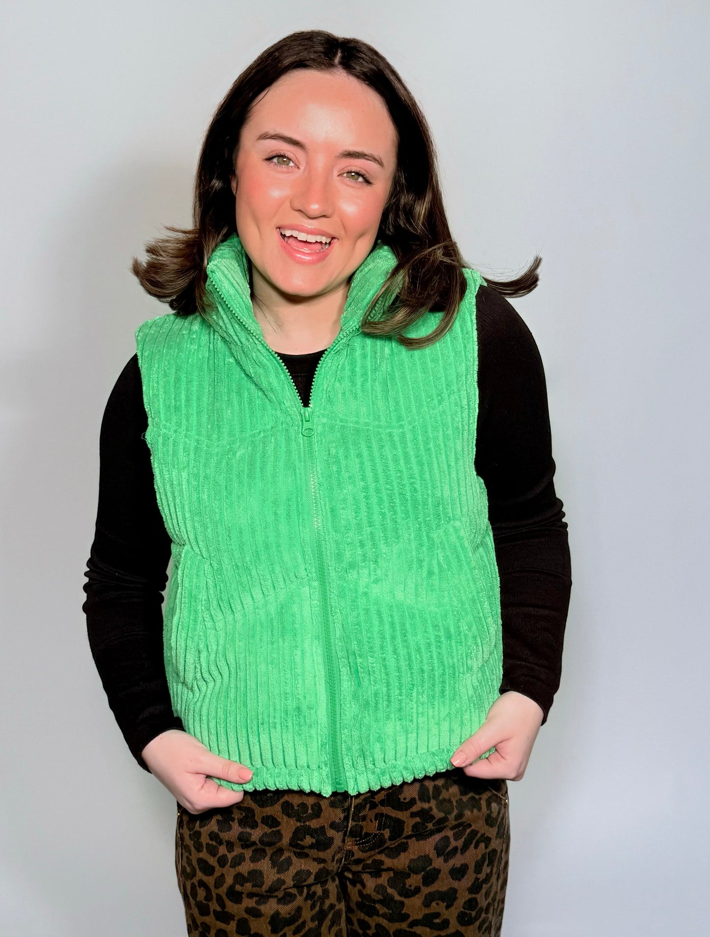 Evergreen Puffer Vest