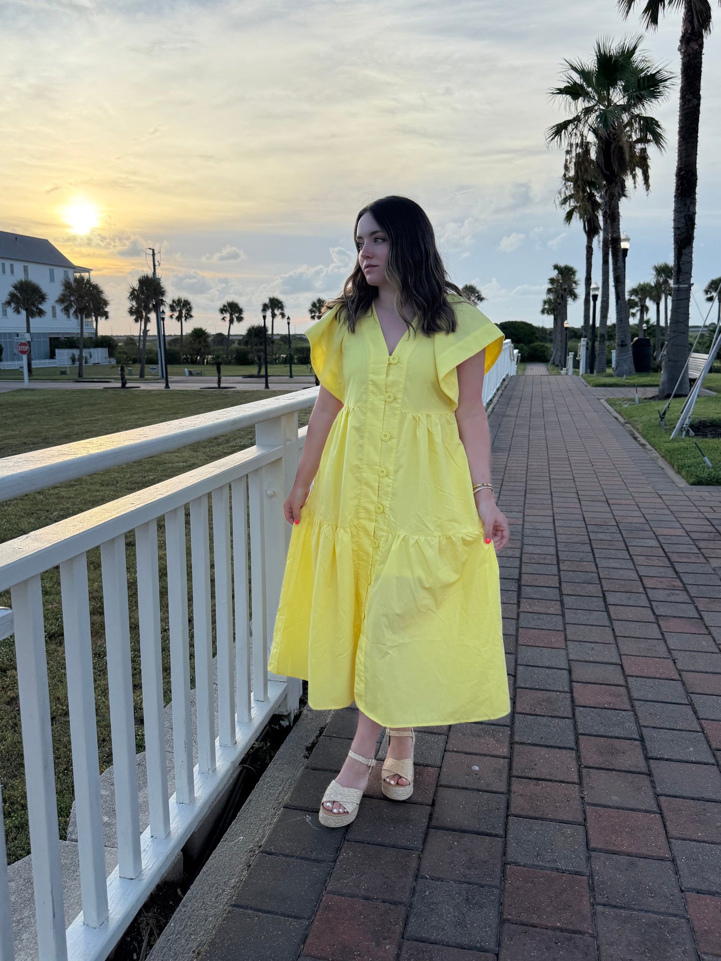 Lemon Drop Maxi Dress