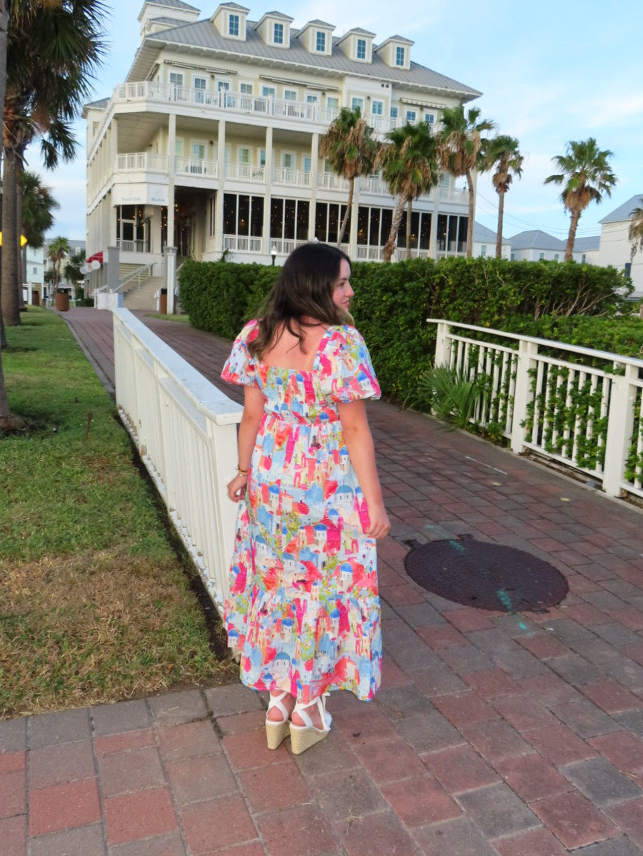Amalfi Stroll Maxi Dress