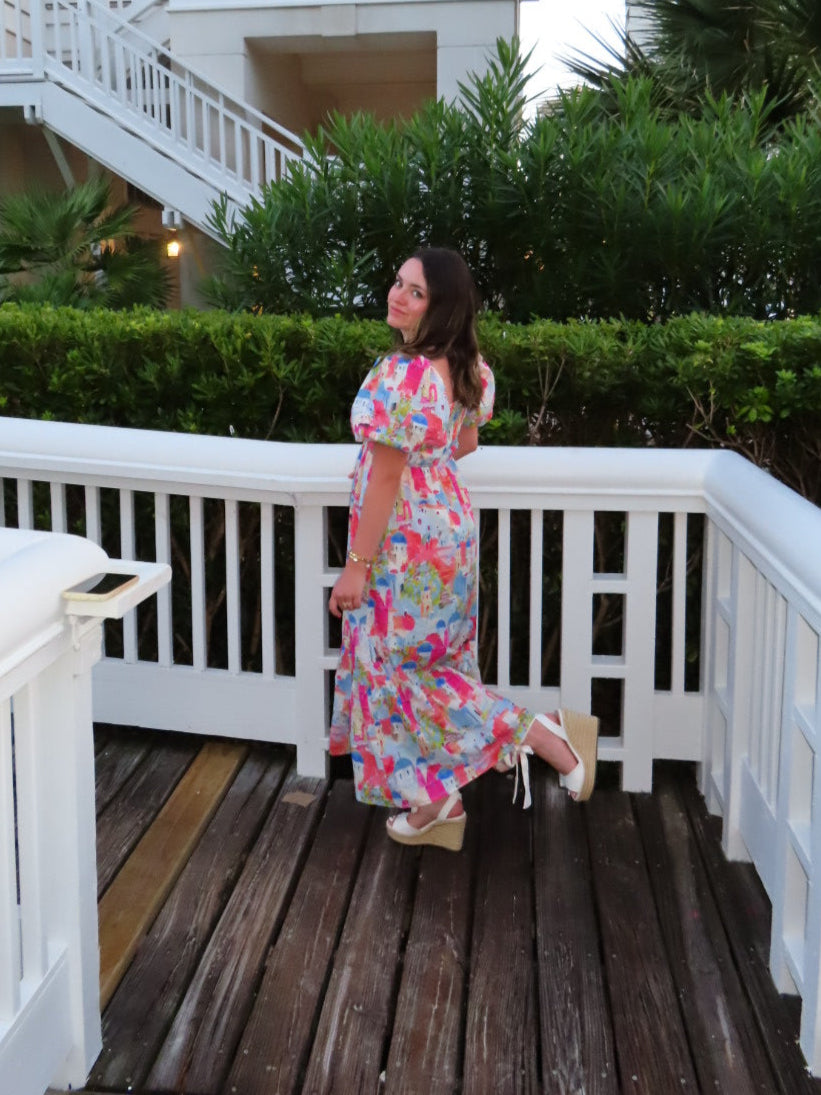 Amalfi Stroll Maxi Dress