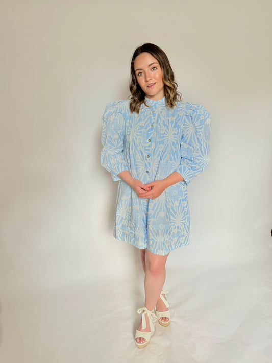 Blue Without You Mini Dress
