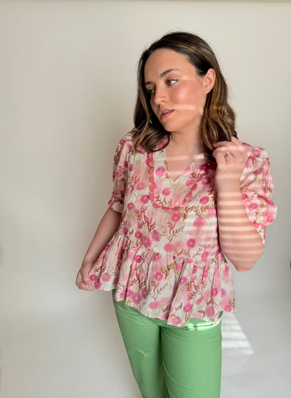 Pinkie Pie Peplum Top