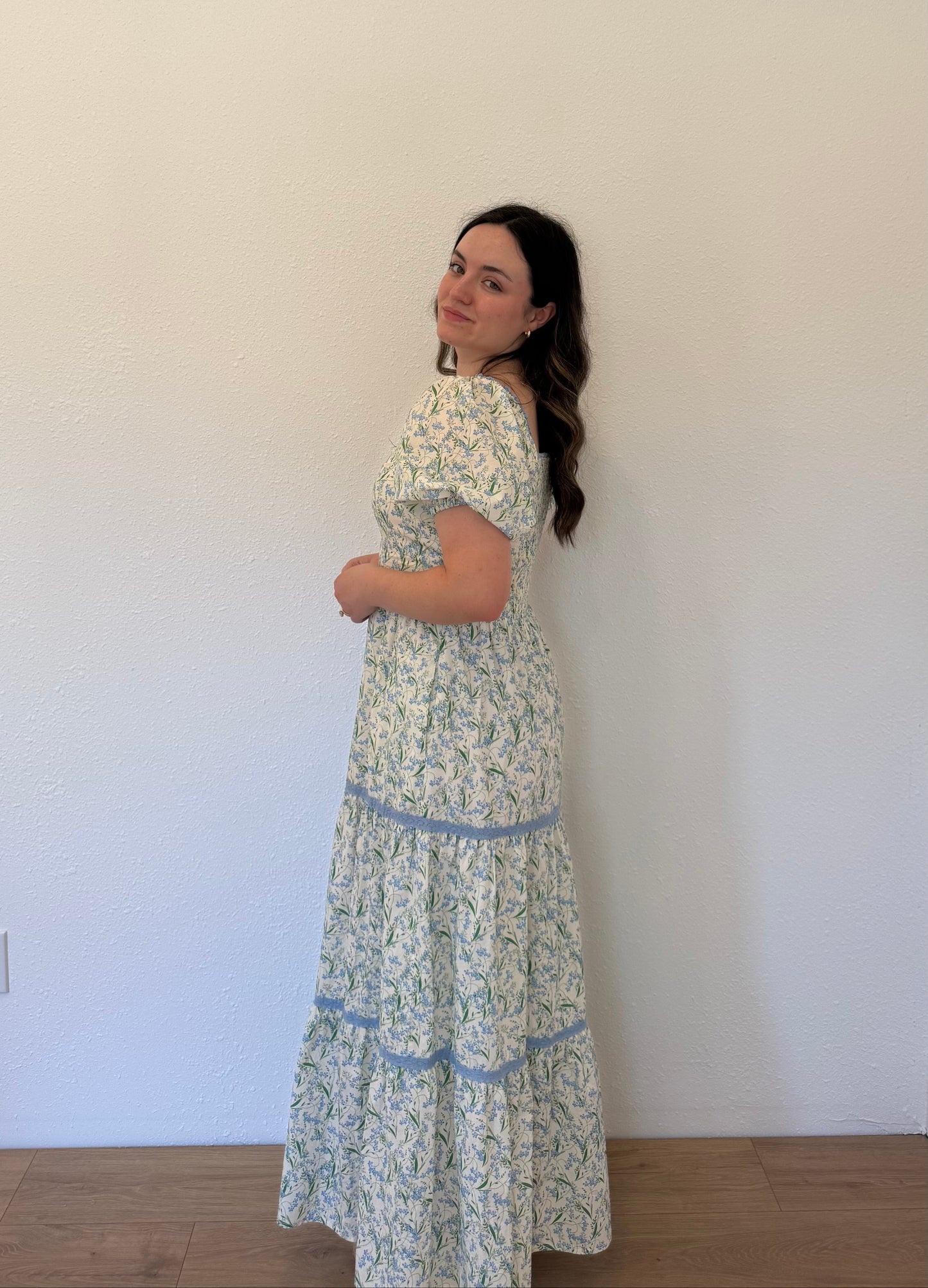 Bluebird Bloom Maxi Dress