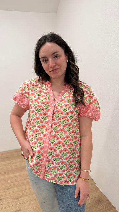 Pink Poppy Top