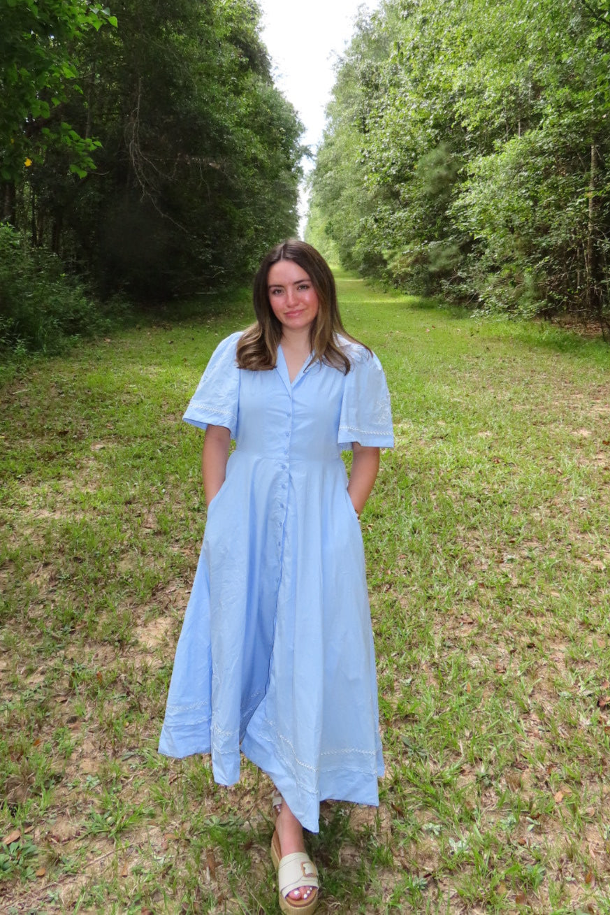 Blue Skies Maxi Dress