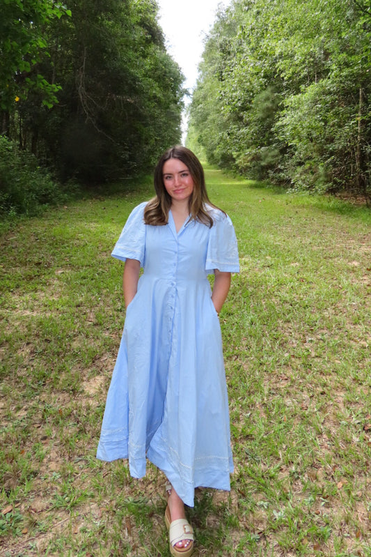 Blue Skies Maxi Dress