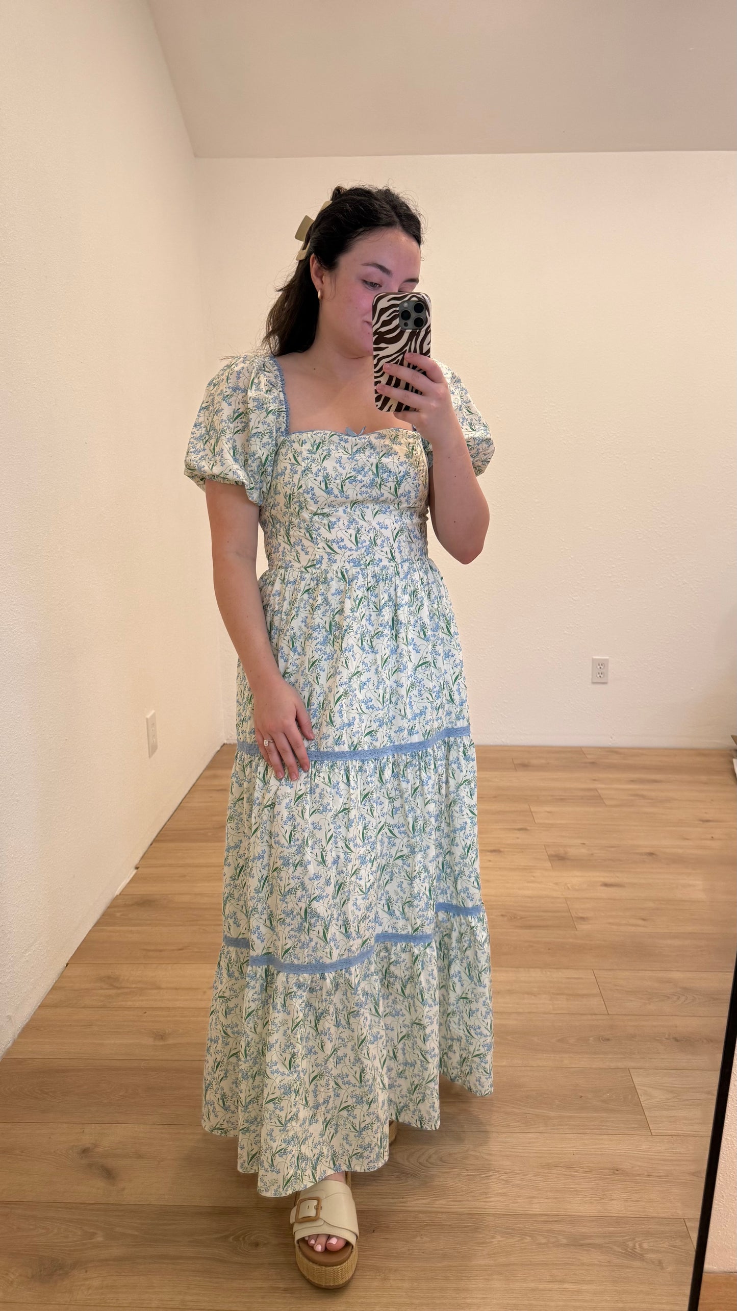 Bluebird Bloom Maxi Dress