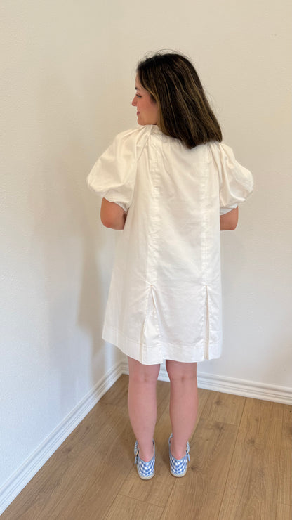 Sweet Ivory Mini Dress