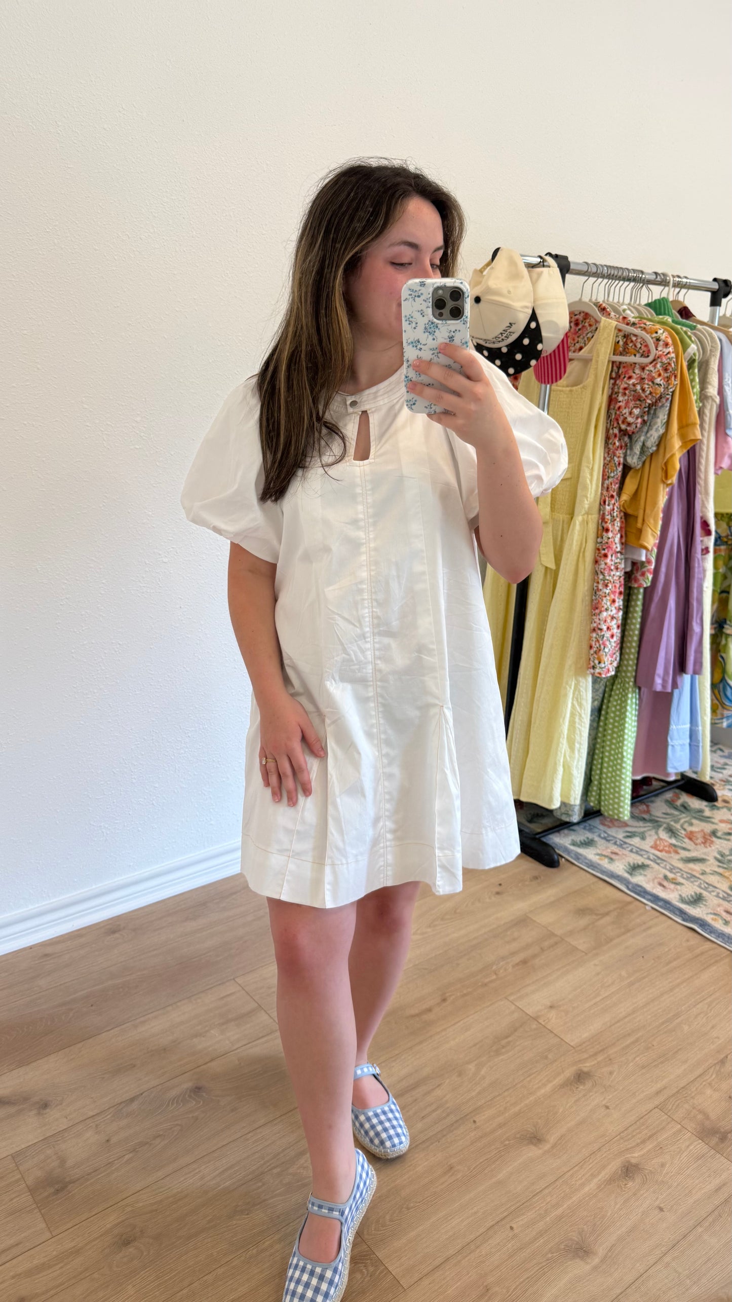 Sweet Ivory Mini Dress