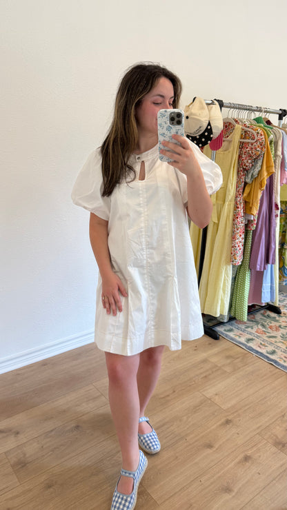 Sweet Ivory Mini Dress