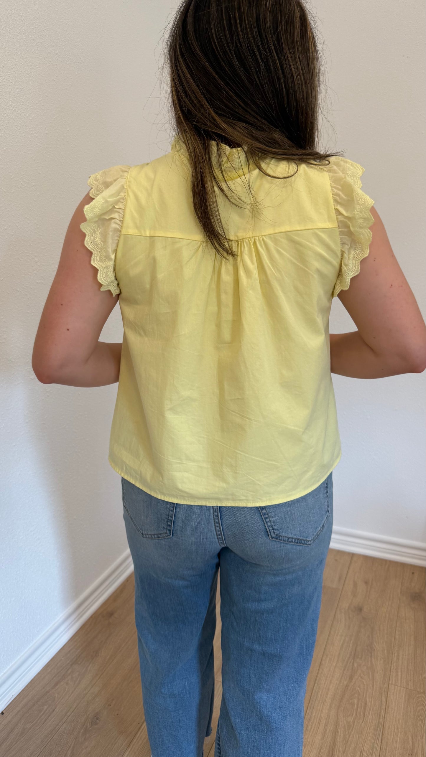 Sunshine Ruffle Top