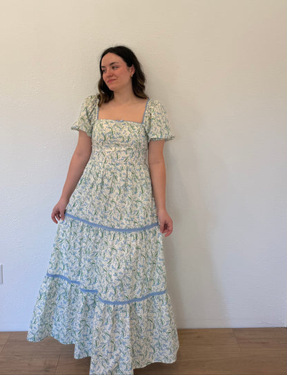 Bluebird Bloom Maxi Dress