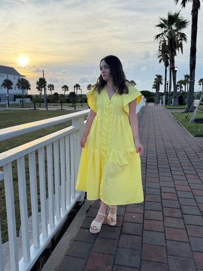 Lemon Drop Maxi Dress