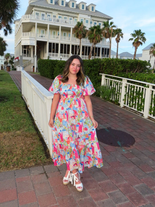 Amalfi Stroll Maxi Dress