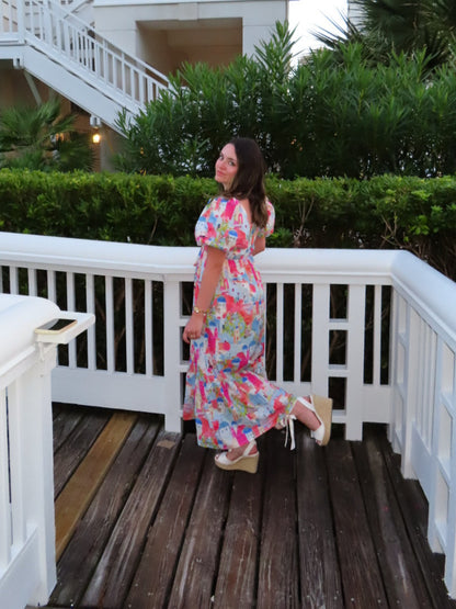 Amalfi Stroll Maxi Dress